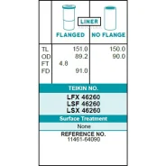 ������ (�-� 4��) Teikin LFX46260 2C,2C-T,3C-T Corolla, Carina, TOWN ACE, LITE ACE 91, Fully Finished AND NO Flange Teikin LFX46260 LFX46260 ����