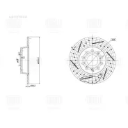 ���� ����. Skoda Octavia A7 (13-)/VW Golf VII (12-) ���. d=272 (����/����/�����) (DF 2829s) PRO Trialli DF2829S Trialli DF2829S DF2829S ����