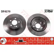 ���� ��������� MB W211/W212/W204/W219 ������ TRW DF4270 TRW DF4270 DF4270 ����