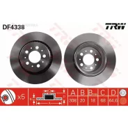 ���� ��������� Volvo XC90 02- ������ TRW DF4338 TRW DF4338 DF4338 ����