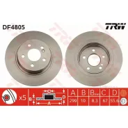 ���� ��������� Mercedes W204 180-300 07- ������ D 300��. TRW DF4805 TRW DF4805 DF4805 ����