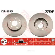 ���� ��������� ���. Mercedes-BENZ C Class (W204) E-Class (W212) TRW DF4863S TRW DF4863S DF4863S ����