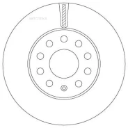 ���� ��������� AUDI A3/Skoda Octavia/VW GOLF 12- �������� ����. D 276��. TRW DF6903S TRW DF6903S DF6903S ����