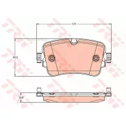 ������� ��������� AUDI Q7 15- ������ TRW GDB2131 TRW GDB2131 GDB2131 ����