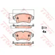 ������� ��������� AUDI A4/A5/A6/Q5/Q7 15- ������ TRW GDB2132 TRW GDB2132 GDB2132 ����