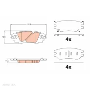 ������� ��������� Lexus RX 15- ������ TRW GDB2183 TRW GDB2183 GDB2183 ����