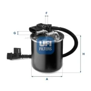 ������ ��������� MB W204/212/221/906/639 Diesel UFI 2414900 UFI 2414900 2414900 ����