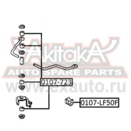 ������ ��������� ������������� D26 Toyota Toyota LAND Cruiser 80 / Liteace R20 / Townace R20/R30 1990-1997 ASVA 0107LF50F ASVA 0107LF50F 0107LF50F ���...