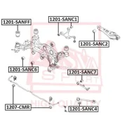 ������ ������� ������������� D15.8 Hyundai Hyundai Santa FE (CM) 2006- ASVA 1207CMR ASVA 1207CMR 1207CMR ����