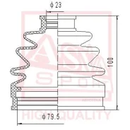 ������� ���� (�������� ��� ������) 24x79x93 Subaru Hatchback 85 Isuzu Trooper(84-87) ASVA ASBT138 ASVA ASBT138 ASBT138 ����