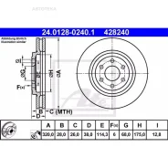 ���� ��������� ATE 24012802401 ������, Nissan Navara/Pathfinder ATE 24012802401 24012802401 ����