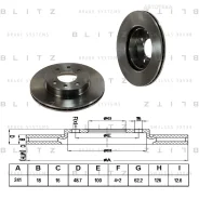 ���� ��������� Hyundai I10 08- �����. ����. Blitz BS0230 Blitz BS0230 BS0230 ����