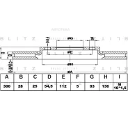 ���� ��������� FORD Transit 06- �����. ����. Blitz BS0239 Blitz BS0239 BS0239 ����