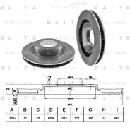 ���� ��������� Toyota LAND Cruiser Prado (J150) 10- �������� Blitz BS0347 Blitz BS0347 BS0347 ����