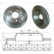 ���� ��������� BMW 3(F30. F31. F34)/4(F32. F33. F36) 11- Blitz BS0578 Blitz BS0578 BS0578 ����