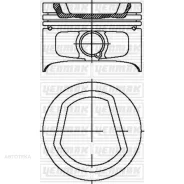 ������� ��� � �������� Yenmak 3104321050 AUDI Volkswagen: AEE-ALM; O76,510 MM +0,50 MM Yenmak 3104321050 3104321050 ����