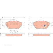 ������� ��������� ZF Russia GDB1419ZFR ������, FORD: Fiesta 95-01/01-/FUSI 01- ZF Russia GDB1419ZFR GDB1419ZFR ����