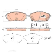 ������� ��������� Toyota Auris 12-/Corolla 13- �������� ZF Russia GDB3598ZFR ZF Russia GDB3598ZFR GDB3598ZFR ����