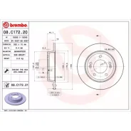���� ��������� ������ (�������� 2��) Brembo 08C17220 Brembo 08C17220 08C17220 ����