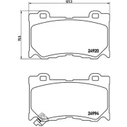 ������� ��������� �������� Brembo P56089 Brembo P56089 P56089 ����