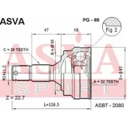 ���� �������� 22X55X25 ASVA PG69 PG69 ����
