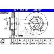 ���� ��������� ATE 24012802171 ������, H DA: CR-V III 2.0 i 4WD/2.2 i-CTDi 4WD/2.2 i-DTEC 4WD/2.4/2.4 4WD/2.4 i-VTEC 4WD 06-, CR-V IV 2.0/2.0 AWD/2.2...