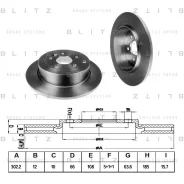 ���� ��������� LAND Rover Freelander 06- ����. Blitz BS0290 Blitz BS0290 BS0290 ����