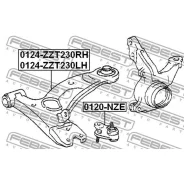 ����� �������� ����� toyota celica zzt23# 1999-2006 Febest 0124ZZT230LH Febest 0124ZZT230LH 0124ZZT230LH ����