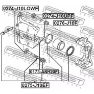 ������� ������ ������� ������ �������� Toyota Previa ACR50/GSR50 2006- 0173-ANH20F Febest 0173ANH20F Febest 0173ANH20F 0173ANH20F ����