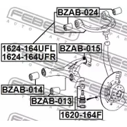 ����� ������� ��������� ������� ������ (Mercedes BENZ ML-Class 164 2004-2011) Febest Febest 1620164F Febest 1620164F 1620164F ����