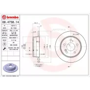 ���� ����. ���. Mercedes 190 W201 10/82-08/93 Brembo 08473814 08473814 ����
