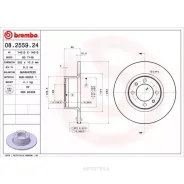 ���� ����. ���. [252x10,5] 4 ���. Brembo 08255924 LADA 2101-2107 08255924 ����