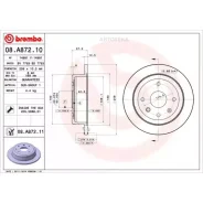 ���� ��������� Brembo 08A87210 Baojun (SGMW) 610 04/14-10/16 / Baojun (SGMW) 610 Cross 07/14-10/16 / Baojun (SGMW) 630 08/11-10/16 / Buick (SGM) Excel...