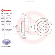 ���� ��������� Brembo 08A92010 Acura Integra Coupe 01/85-12/90 / Acura Integra Hatchback 01/85-12/90 / Acura Integra Salo 01/85-12/90 / H DA CITY III...