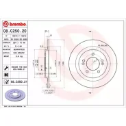 ���� ��������� ������ (�������� 2��) Brembo 08C25021 Brembo 08C25021 08C25021 ����