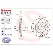 ���� ��������� �������� ��������������� (�������� 2��) Brembo 0970111X Brembo 0970111X 0970111X ����