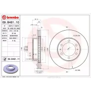 ���� ��������� Toyota LAND Cruise 10- �����. ����. Brembo 09B46111 Brembo 09B46111 09B46111 ����