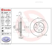 ���� ��������� �������� ������������� (�������� 2��) Brembo 09D22711 Brembo 09D22711 09D22711 ����