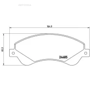 ������� ��������� �������� Brembo P24065 Brembo P24065 P24065 ����