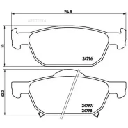 ������� ��������� Honda Accord/Civic 08- 1.4-2.4/2.2 Diesel �����. Brembo P28044 Brembo P28044 P28044 ����