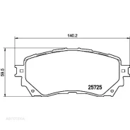 ������� ��������� �������� Brembo P49048 Mazda (FAW) 6 Atenza 05/14- / Mazda (FAW) CX-4 06/16- / Mazda 6 Estate (GJ, GL) 08/12- / Mazda 6 Estate Van...