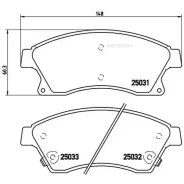 ������� OPEL Astra MK VI J Sports Tourer 12/12= Brembo P59076 Brembo P59076 P59076 ����