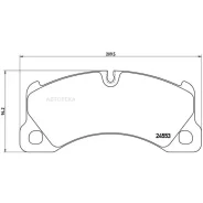 ������� ��������� Porsche Macan 14- �������� Brembo P65017 Brembo P65017 P65017 ����