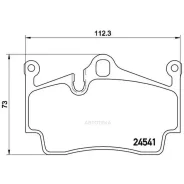 ������� ���. Porsche Boxster (987) 04-12/Boxster (981) 12= Brembo P65028 P65028 ����