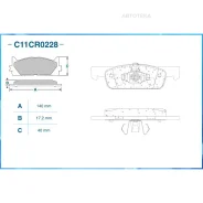 ������� ��������� �������� (Low Metallic) Renault Cworks C11CR0228 Cworks C11CR0228 C11CR0228 ����