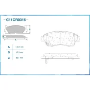 ������� ��������� �������� Toyota Cworks C11CR0316 Cworks C11CR0316 C11CR0316 ����