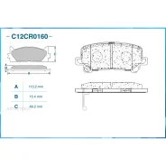 ������� ��������� ������ Honda Cworks C12CR0160 Cworks C12CR0160 C12CR0160 ����