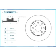 ���� ��������� �������� OPEL Corsa C 1.0-1.2 00- (TRW DF4225) C210R2072 Cworks C210R2072 Cworks C210R2072 C210R2072 ����