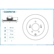 ���� ��������� ������ Hyundai / KIA Cworks C220R0738 Cworks C220R0738 C220R0738 ����