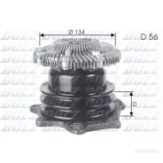 ������� ����� DOLZ N144 Nissan Cabstar (F22, H40) 89-92 Pick Up V (D21) 87-07 Terrano (WD21) 89-95 Trade IV 98-04 N144 ����